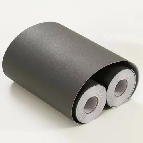 VisitRyl Frise Murale Autocollante Gommage à la cendre profonde 15cm X 500cm Adhésive Réutilisable pour Décoration Intérieure Facile à Poser