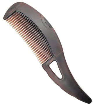 Hoite Peine anticaspa multifuncional con dientes huecos para desintoxicar el cuero cabelludo, la psoriasis y los piojos. Unisex, adultos, todas las edades, castaño y todo tipo de cabello.