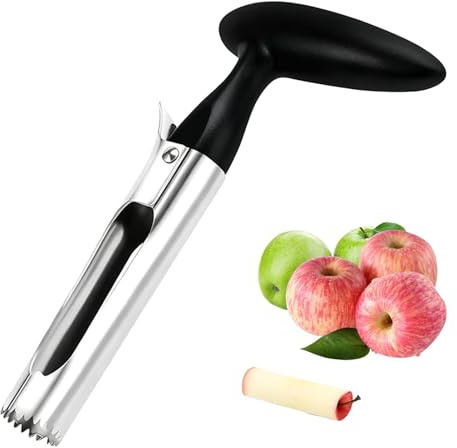 Apples Corer Remover, Stainless Steel Fruit Core Extractor with Ergonomic Handle for Home and Kitchen use, Easy to Operate and Clean