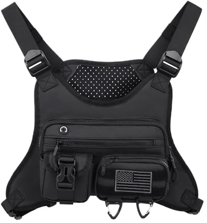 Generico da Corsa per Uomini | Borsa da Petto Sportiva Gilet da Corsa - Tasca Porta Cellulare Leggera Per Campeggio Palestra Ciclismo Donne Viaggio Attività All'aperto