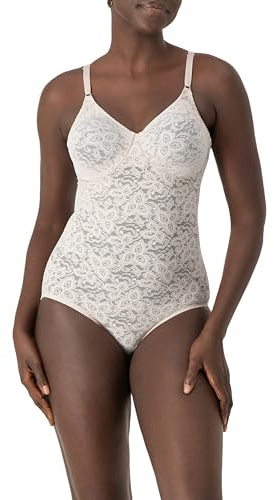 Bali womens Lace 'N Smooth Shaper Df8l10 shapewear bodysuits, Rosewood, 38D US