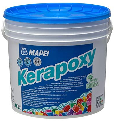MAPEI KERAPOXY 5 kg color 100 lechada epoxi blanca