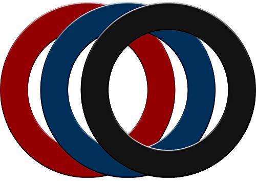 Dartshopper Dart Catchring Dartboard Surround Auffangring Rot für alle Dartscheiben Wandschutz Einteilig Rot