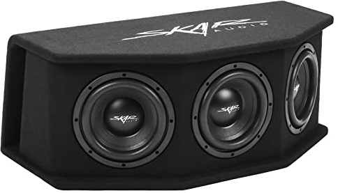 Skar Audio SDR-3X8D2 Triple 8 2.100 Watt Loaded SDR Series Vented Subwoofer Enclosure, Triple 8 D2 Loaded Enclosure