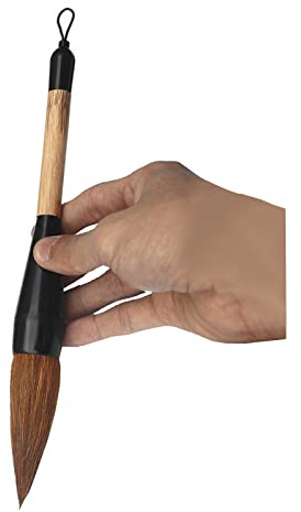 Hard Wolf Hair Chinese Traditional Writing Brush, Large Calligraphy Brush, Japanese Sumi Drawing Watercolor Kanji Brush