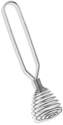 Silver 8 Inch Stainless Steel Spring Whisk Mini French Spring Coil Whisks Egg Whisk Wire Whip Cream Beater Kitchen Utensils for Stirring, Baking and Cooking, Cooking Utensils