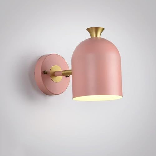 Lámpara de pared, aplique de pared europeo - Creatividad moderna, luces de pared Macron de color, luminaria empotrada para interiores, base E27, iluminación de pared, lámpara de araña
