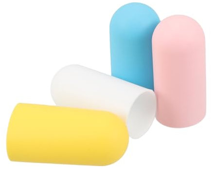 Healvian 4pezzi Manicotti Anti-perdita in Silicone Copribottiglie Per Viaggio Protezione Contenitori Per Liquidi Accessorio Toeletta