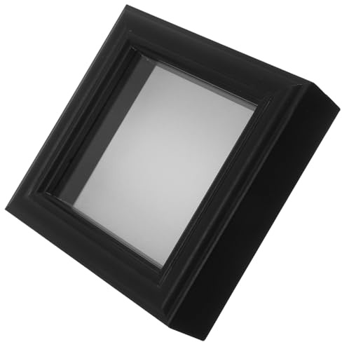 HIAKDOFT Vitrine D’Exposition pour Insectes 152X152 CM Cadre Carré 6 Pouces Verre Véritable Noir Boîte pour Spécimens d’Insectes et Lépidoptères Collection Scientifique Pédagogique