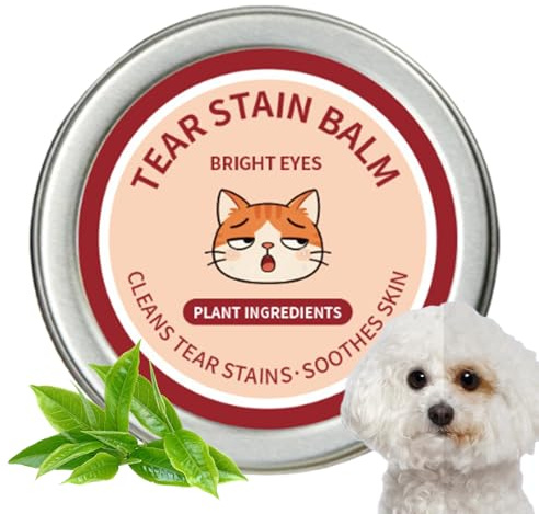 Dissolvant de taches de larmes pour animaux de compagnie, 30 ml, pommade de nettoyage douce pour les yeux, pour chiens, chats, chiots, chatons, formule naturelle, bouteille de solution liquide, outil