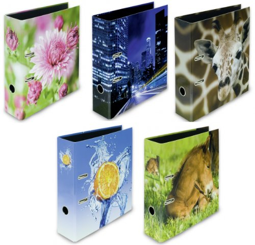 10 Motivordner Ordner DIN A4 8cm breit 80mm