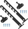 YINETTECH 2pcs Limiteurs de Fenêtre Réglables Butée de Fenêtre Réglable Limiteur de Boucle de Fenêtre Régulateur d'inclinaison de Fenêtre pour Portes à Battants Fenêtres, Noir
