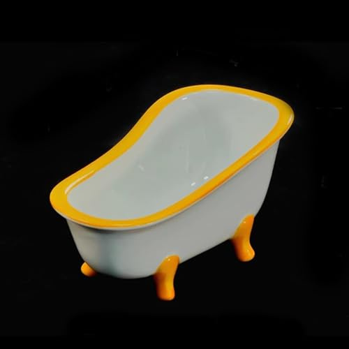 GuineaLoft™ Small Pet Bathtub – Generously-Sized Ceramic Bathtub