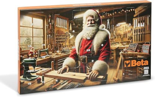 Beta 9920 CA/25-5 Adventskalender 2025 mit 24-teiligen Werkzeugsatz, Weihnachtsgeschenkidee 2025