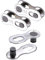 3 Pairs Bicycle Missing Link 11 Speed Chain Reusable Silver Steel Bike Chain Link