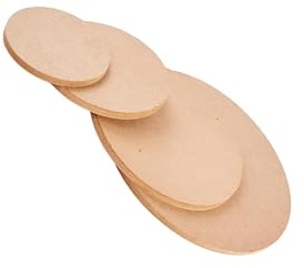 VUIUYOIES Ensemble de 4 Plateaux de potier Robustes pour Le Travail l'argile, Comprenant Un Outil malaxage et 4 Tailles différentes. Plaques Vierges en Panneau Fibres Bois, résistantes à la