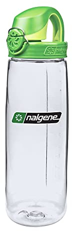 Nalgene Trink und Kunststoff flasche Everyday OTF, Transparent/Green, 0.65 Liter5565-4024