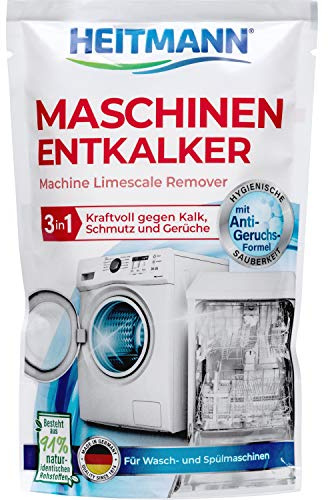 Heitmann Maschinen Entkalker für Waschmaschinen und Geschirrspüler, 1er Pack (1 x 175 g)