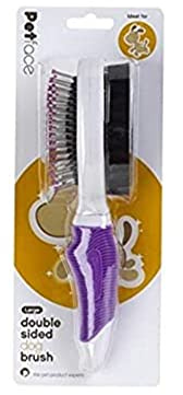 Petface Double Sided Pet Brush for Cats & Dogs, Large