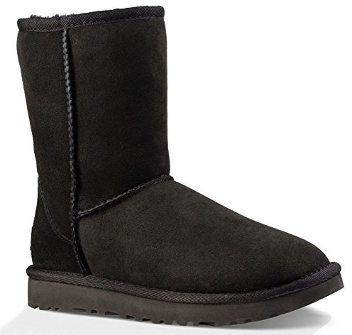UGG Women's Classic Short Ii Boot, Black, 12