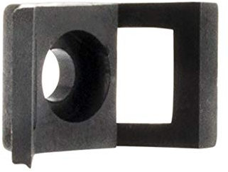 Lot de 100 embases à visser - Noir - Zenitech