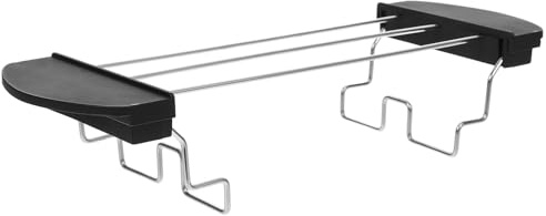 Operitacx Toaster Grill Rack 10.43 Inch Stainless Steel Toast Warming Rack with Handle Dishwasher Safe Kitchen Accessory for Bread Cooling and Heating