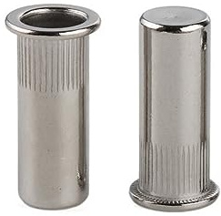 LXZSMH Dado per Rivetti, 20 pz Dadi for Rivetti a Testa Piatta Sigillati Inserti Filettati Ciechi in Acciaio Inossidabile Dado estremità Chiusa Dado Ermetico Impermeabile(Size:M4)