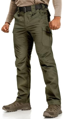 IDOGEAR Pantalon Tactique Homme Pantalon Randonnée Outdoor Imperméable & Respirant Softshell Multi-Poches pour Trekking Airsoft Chasse Résistant & Léger