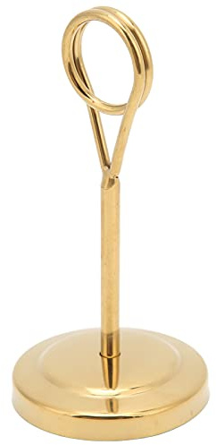ZAICOLER Portacarte da Tavolo, Portacarte in Ferro da 12 Pezzi, Supporti da Tavolo con Base Ispessita con Clamp/Holder per Foto, Ideali per Matrimoni, Feste, Baby Shower, Ufficio e Casa (MINI)