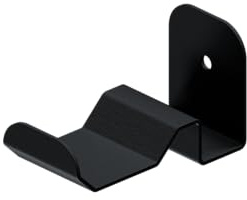Supporto per cuffie nero opaco, altezza 60 mm, larghezza 50 mm, profondità 106 mm, accessori per pannelli acustici Stegu, facile da montare senza viti, elevata portata, design moderno