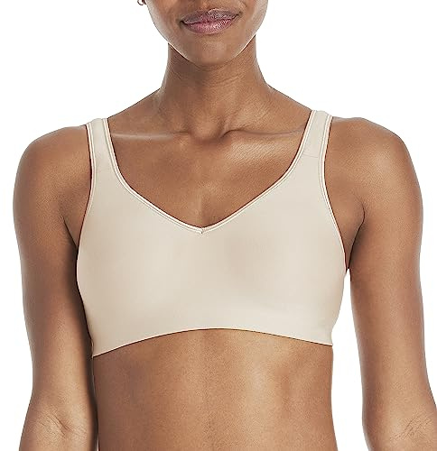 Hanes Women's Comfort Evolution Bra, Nude, Large