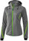 Erima Damen Softshelljacke Function, Grau Melange/Green Gecko, 38 EU