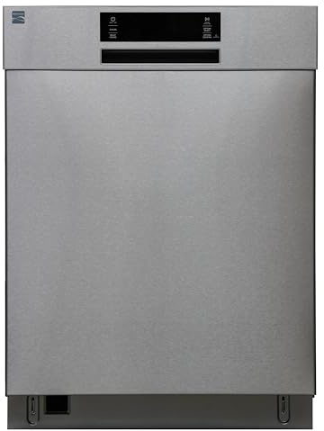 Kenmore 22-14595 24 Built-In Dishwasher - UltraWash, SmartWash, Sanitize Rinse, SmartDry and Leak Detection - 14 Place Settings - 51 DBA - ENERGY STAR Certified - 24 - Stainless Steel