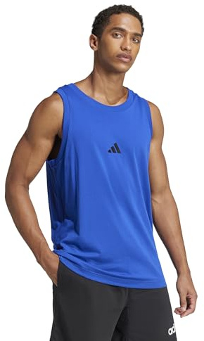 Adidas Hombre Essentials Small Logo Single Jersey Tank Top