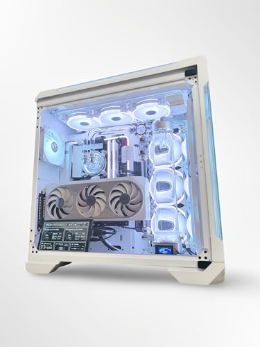 VIXIA High End Custom Watercooled Gaming PC - Intel Core i5 14600K 5.3GHz - GeForce RTX 4070 Super Elite DDR6X 12GB - DDR5 32GB 6000MHz - PCIe4.0 M.2 NVME 1TB - White - VXS-100W