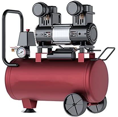 Oil-Free Air Compressor 30L Portable Quiet (40dB) 1000/1300W 220V Air Pump for Dentistry, Spray Painting, Workshop Pneumatic Tools