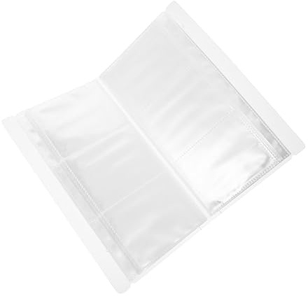 Álbum Transparente Blanco de Pp para Tarjetas, Postales y Billetes
