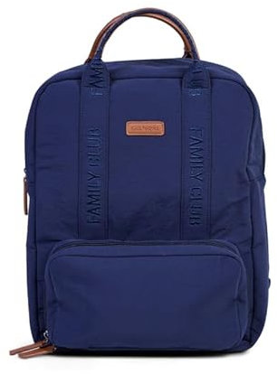 Childhome, Sac à dos à langer Family Bag, Grande capacité, Multifonctionnel, Tapis à langer inclus, 11 Compartiments, Pochettes Isothermes, Passage Trolley-valise, Accroche Poussette, 20.5L, Navy