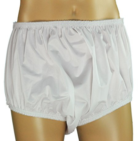 ObboMed MT-3502G/MT-3502N “New Larger Leg Circumference” Reusable Washable Underwear Waterproof Pull-On Incontinent Under Pants, for Patients, Elders, Adult Men and Women – White (L: 34-40 inches)