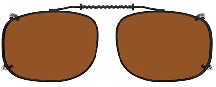 Eyekepper Marco Metal Lente Polarizada Clip On Gafas de sol Lente Marrón