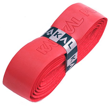 Karakal, Supergrip, grip di ricambio per racchetta da tennis, badminton o squash, Impugnatura per racchetta, red