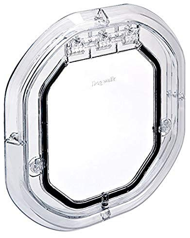 Catwalk Dog Door Clear Glass Fitting