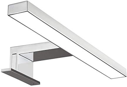 Solupa lampada da specchio LED per bagno FORTUNA – 30CM, 4,8W, 350LM, 220V, 4000K, ABS, IP44 Classe II, non dimmerabile, Installazione a specchio e telaio, luce naturale, 300 mm