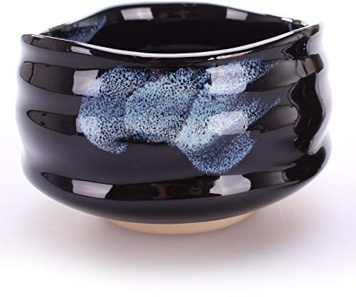 Goodwei Bol Matcha - Tasse à Cérémonie Thé Japonais en Céramique (Bol, Burashi)