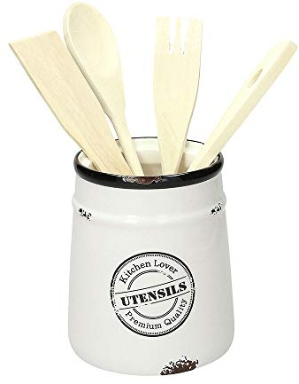 Tognana Urban Chic Porta Utensili, Ceramica, Bianco, 1