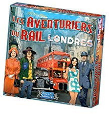 Les AVENTURIERS du Rail : London 70er Jahre – Gesellschaftsspiel für Kinder ab 8 Jahren – 2 bis 4 Spieler – 10 bis 15 Minuten – Strategiespiel – kompakte Version unabhängig auf Französisch – Days of