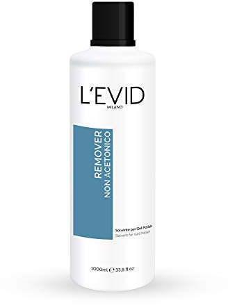 REMOVER NON ACETONICO - Solvente per Gel Polish - Acetone Free - L'EVID MILANO - 1000ml