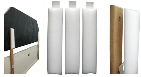 Generic Noise reduction and Wall protection, 3 adhesive impact cushion pads, to attach to the back of the headboard, for more pads search for Bed Buffers