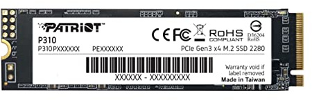 Patriot P310 M.2 PCIe Gen 3x4 480 GB SSD