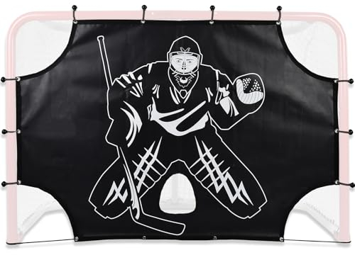 ANDGOAL Hockeytor Zielscheibe – Eishockeytor Ziel, Bodenhockeynetz Ziel, Straßenhockeytor Ziel, langlebiges Hockeytor für 1,8 x 1,2 m Feldhockeytor